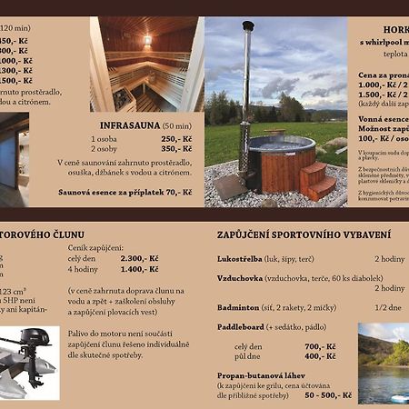 Apartmany Srub Vytonka Lipno Предні-Витон Екстер'єр фото